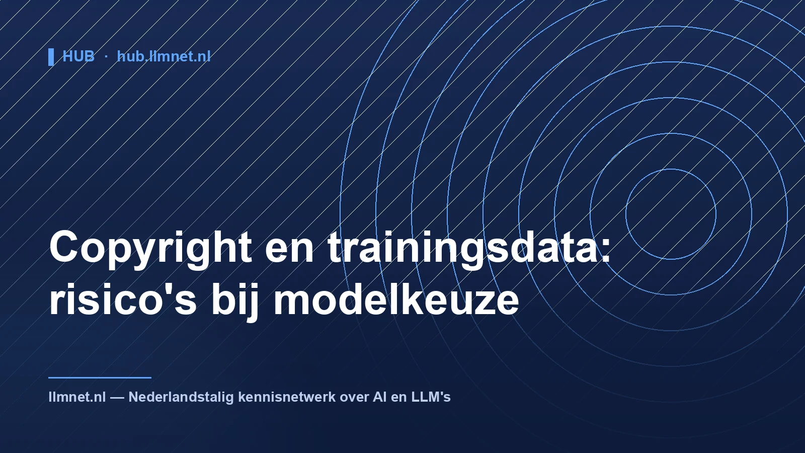 Copyright en trainingsdata: risico's bij modelkeuze