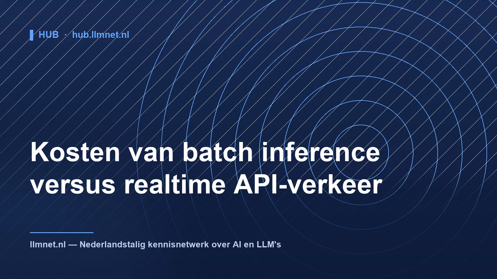 Illustratie: Batch inference versus realtime API: de kosten