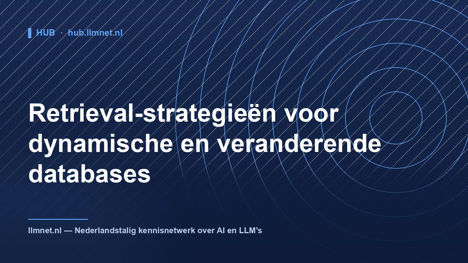 Retrieval-strategieën voor dynamische databases